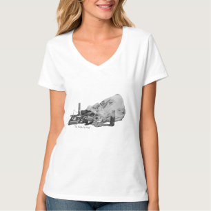 still life make up bag realist art t-shirt