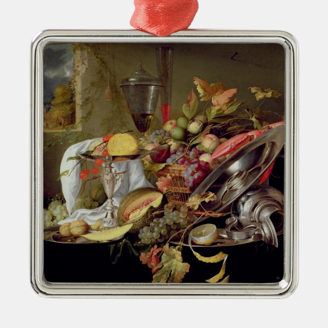 Still Life Metal Tree Decoration (Front)