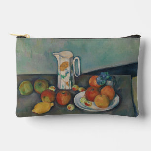 Still Life, Milk Jug and Fruit on a Table, Cezanne Accessory Pouch