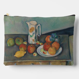 Still Life, Milk Jug and Fruit on a Table, Cezanne Accessory Pouch
