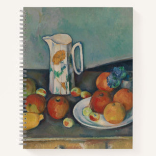 Still Life, Milk Jug and Fruit on a Table, Cezanne Notebook
