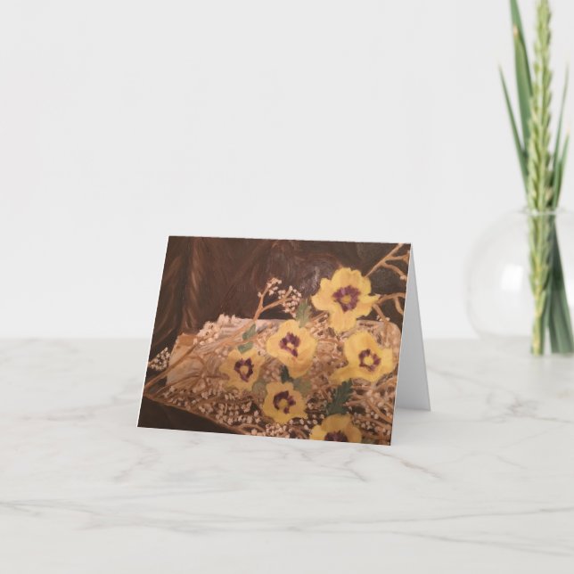 Still Life Note Card Blank inside Sarr (Front)