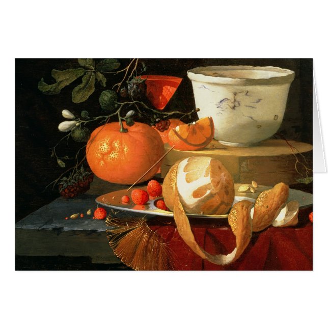 Still life of an orange (Front Horizontal)