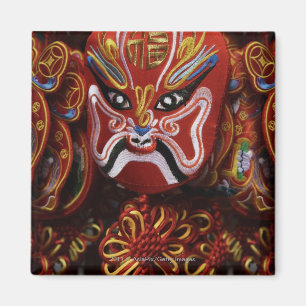 Still life of Chinese mask decoration Magnet
