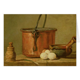 Still Life of Cooking Utensils, Cauldron