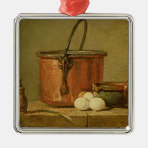 Still Life of Cooking Utensils, Cauldron Metal Tree Decoration