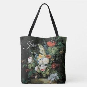 Still Life of Flowers by Pierre-Joseph Redouté Tote Bag