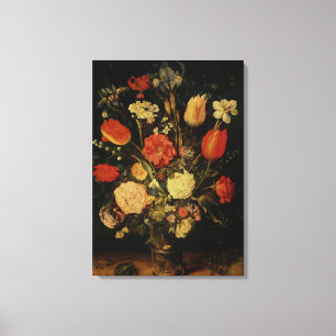 Still Life of Flowers Canvas Print