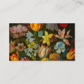 Still Life of Flowers in a Wan-Li Vase Enclosure Card