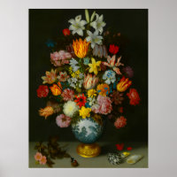 Still Life of Flowers in a Wan-Li Vase