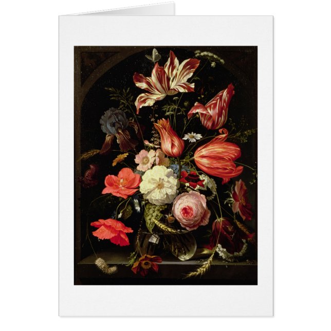 Still Life of Flowers on a Ledge (Front)