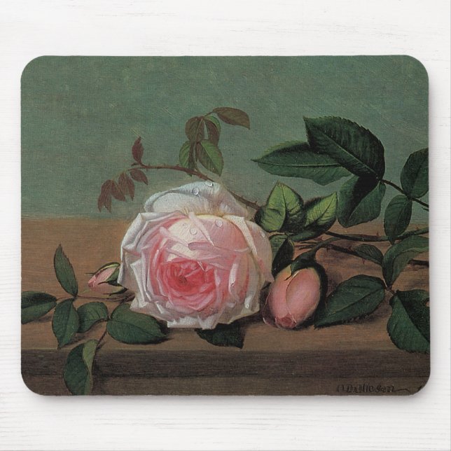 Still Life of Flowers on a Ledge Mouse Pad (Front)