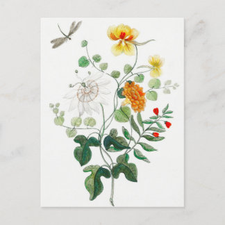Still Life of Flowers postcard