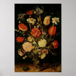 Still Life of Flowers Poster
