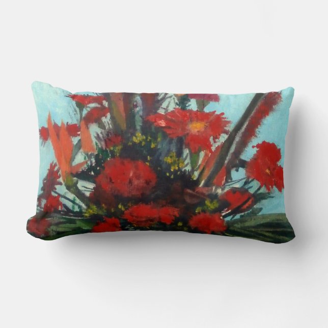 Still life of flowers/Still life of flowers Lumbar Cushion (Front)