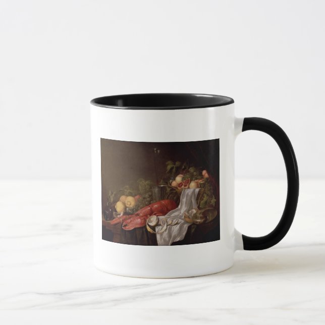 Still life of fruit and a lobster mug (Right)