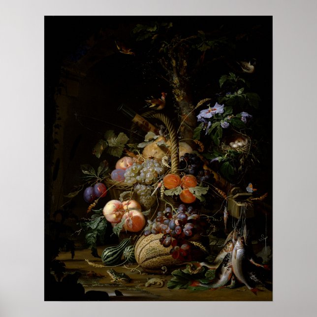 Still life of fruit poster (Front)