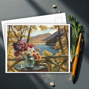 Still Life on a Terrace, Constantin Westchiloff  Postcard