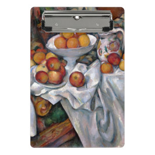 Still Life Oranges - Paul Cezanne Painting Art Mini Clipboard
