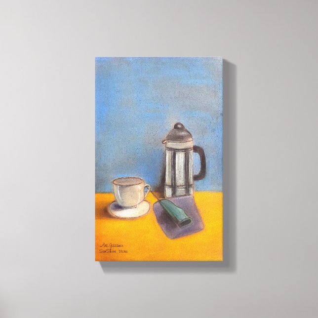 still life paint canvas print (Front)