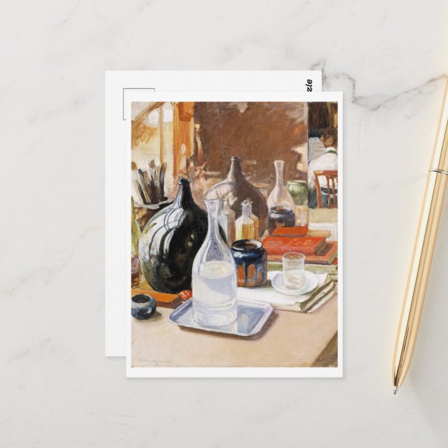 Still life, Pekka Halonen  Postcard (Front/Back In Situ)