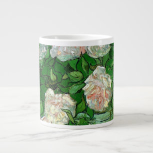 Still Life: Pink Roses by Vincent van Gogh Large Coffee Mug