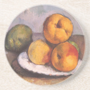 Still Life Quince, Apples, Pears by Paul Cezanne Coaster