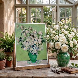 Still Life Roses in a Vase by Vincent van Gogh Poster