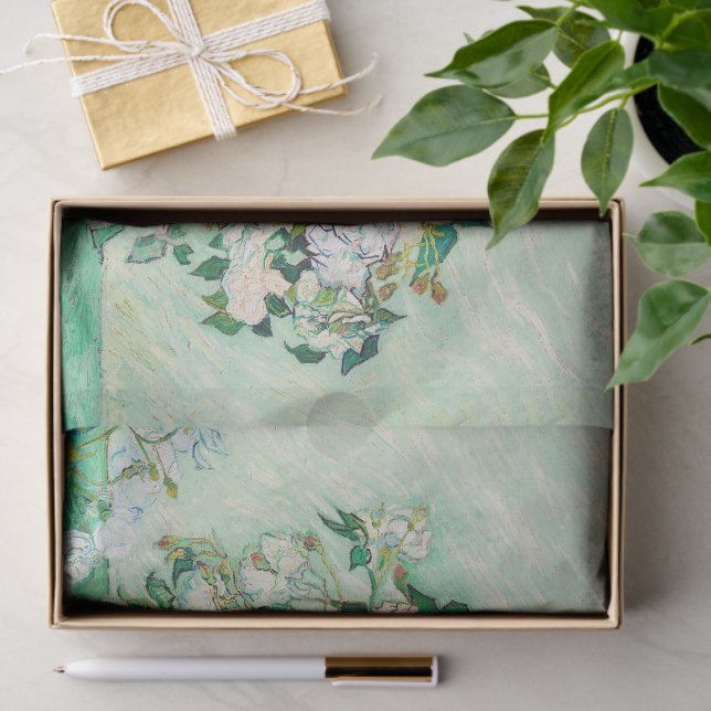 Still Life Roses in a Vase by Vincent van Gogh Tissue Paper (Gift)