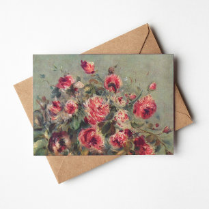 Still Life, Roses of Vargemont   Renoir Card