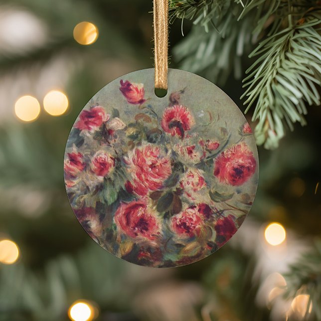 Still Life, Roses of Vargemont | Renoir Ceramic Tree Decoration (Creator Uploaded)