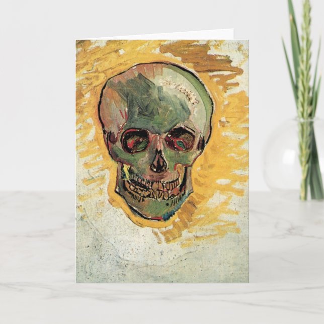 Still Life Skull by Vincent van Gogh Card (Front)