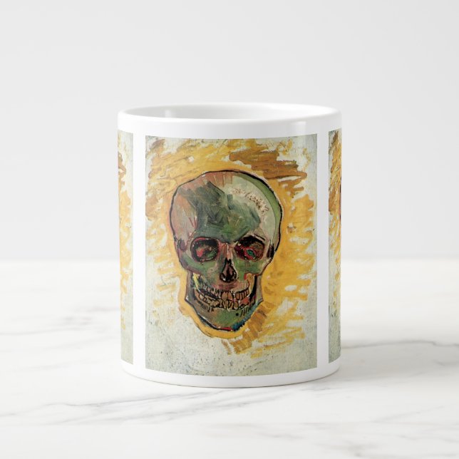 Still Life Skull by Vincent van Gogh Large Coffee Mug (Front)