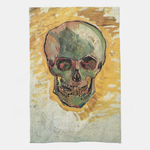 Still Life Skull by Vincent van Gogh Tea Towel