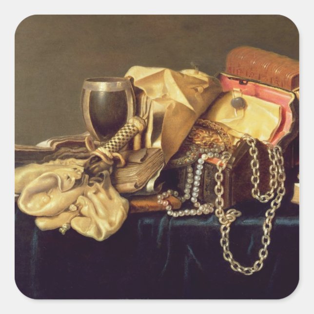 Still Life Square Sticker (Front)