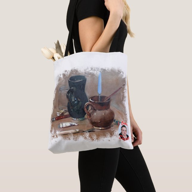 Still Life Tote Bag (Close Up)
