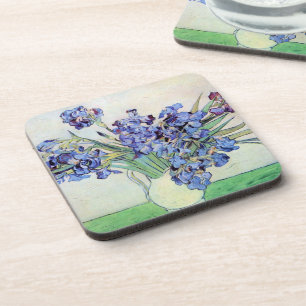 Still Life Vase with Irises by Vincent van Gogh Coaster