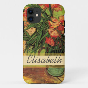 Still Life Vase with Oleanders and Books, Van Gogh iPhone 11 Case