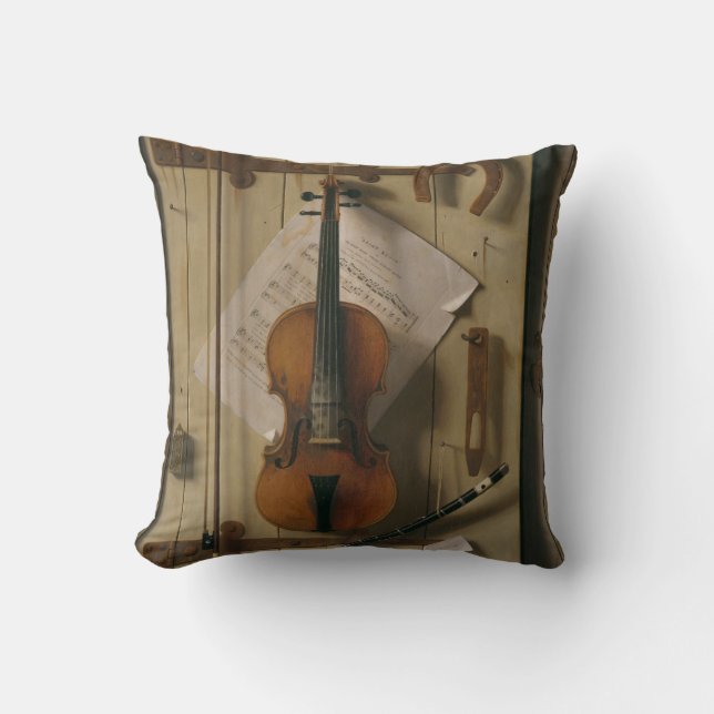 Still Life, Violin and Music Cushion (Front)