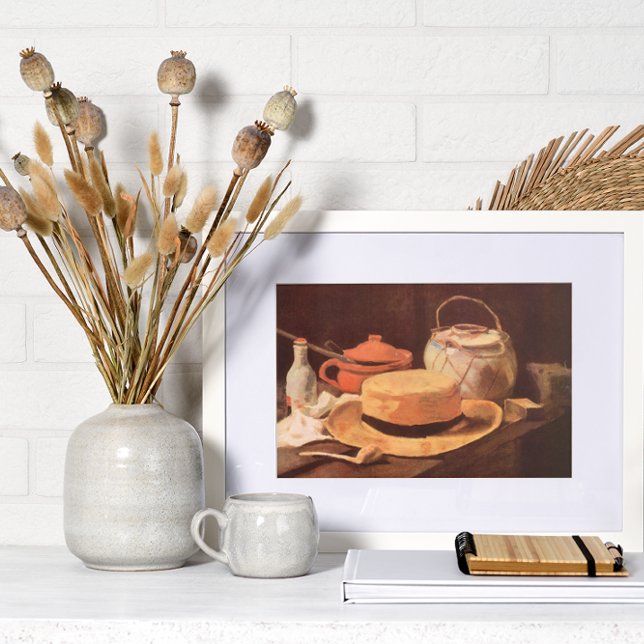 Still Life w Yellow Straw Hat by Vincent van Gogh Poster (Creator Uploaded)