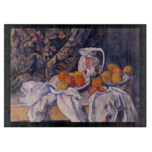Still Life with a Curtain Chopping Board