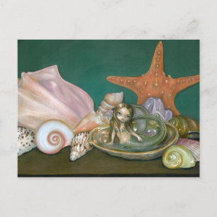 "Still Life with a Mermaid" Postcard