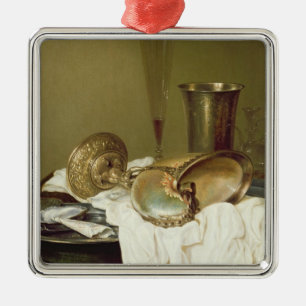 Still Life with a Nautilus Cup Metal Tree Decoration