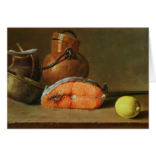 Still Life with a Piece of Salmon