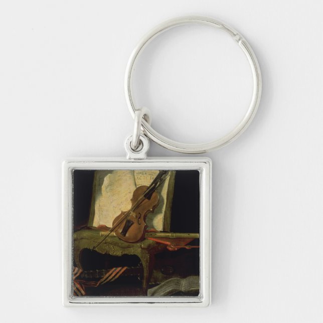 Still Life with a Violin Key Ring (Front)
