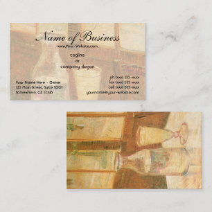 Still Life with Absinthe by Vincent van Gogh Business Card