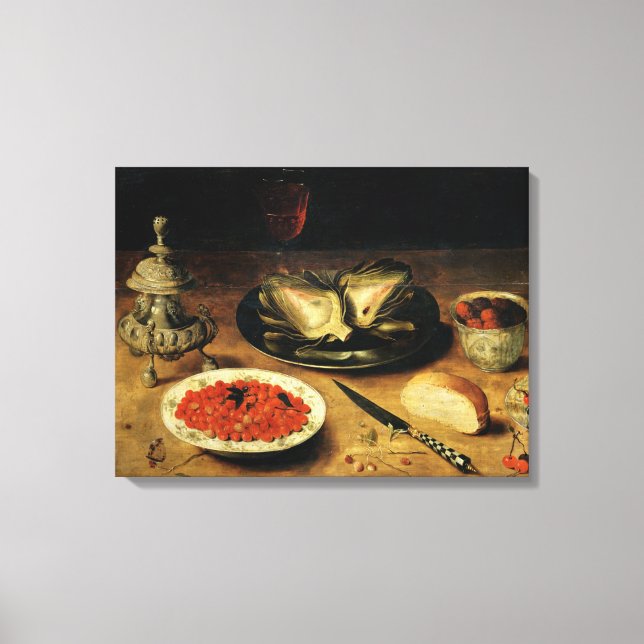 Still Life with an Artichoke Canvas Print (Front)
