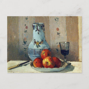 Still Life with Apples and Pitcher - Pissarro Postcard