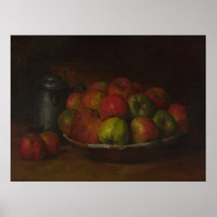 Still Life with Apples and Pomegranate Poster