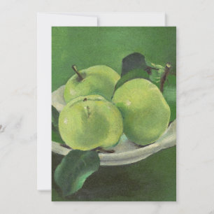Still life with apples by Mikulas Galanda Invitation